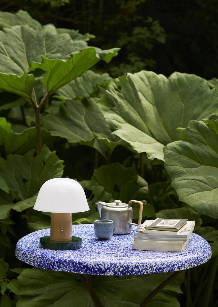 JH27 - Setago Portable Table Lamp / Nude & Forest