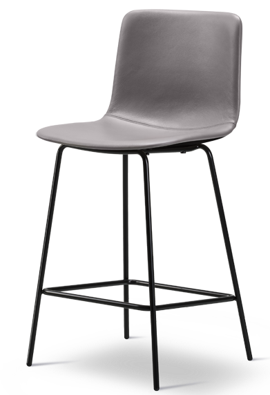 Pato 4 Leg Barstool Fully upholstered - Model 4307