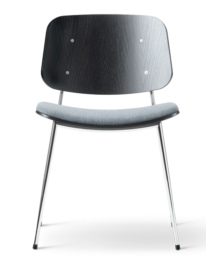 Soeborg Chair Steel Seat upholstered - Model 3061