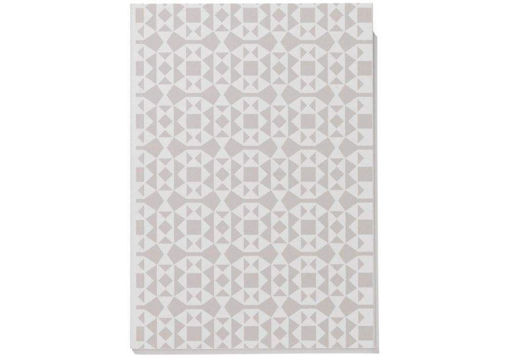 Notebook Softcover A5 / Facets White