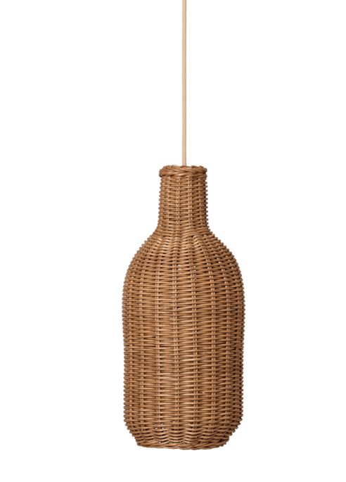 Braided Lampshade - Bottle / Natural