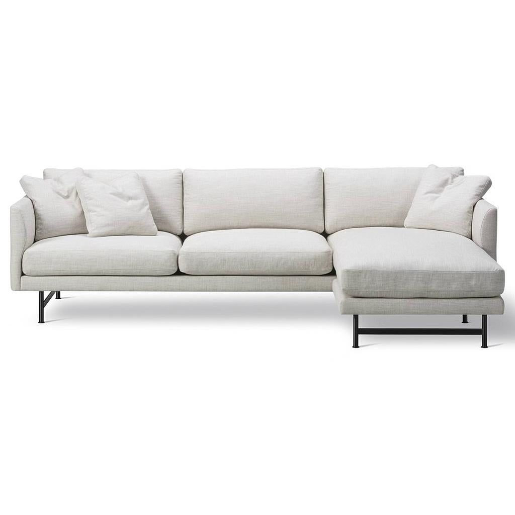 Calmo 3 seater Chaise 95 Metal base - Model 5655