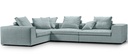 Fatty Corner Sofa 365 x 265 / Fabric Tangent 43
