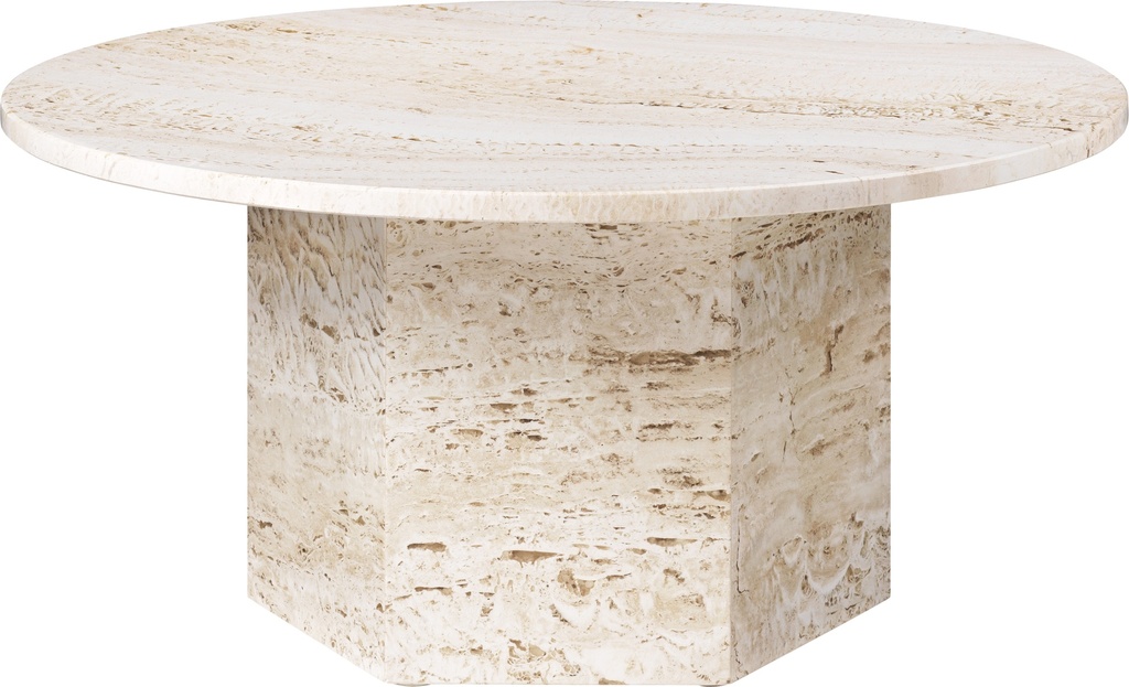 Epic Coffee Table - Round 80 / Neutral White