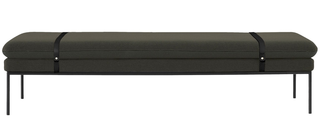 Turn Daybed / Black base / Black straps / Fabric Hot Madison 234