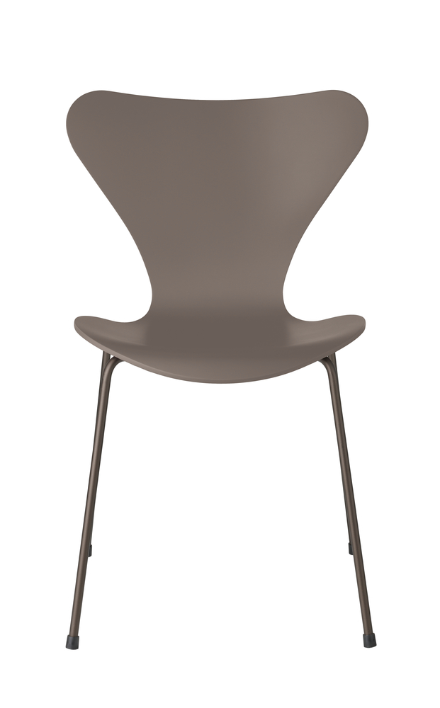 3107 - Series 7 Chair - Brown bronze - Lacquered Deep Clay