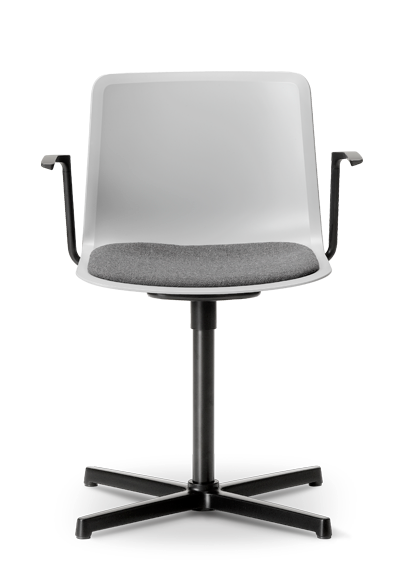 Pato Swivel Armchair Seat upholstered - Model 4011