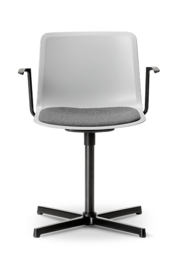 Pato Swivel Armchair Seat upholstered - Model 4011