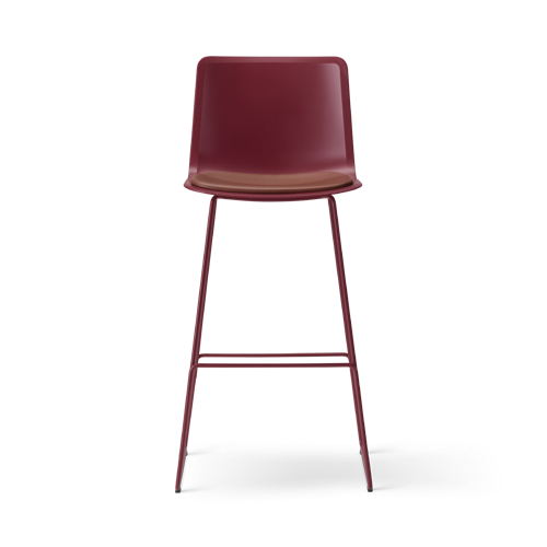 Pato Sledge Barstool Seat upholstered - Model 4301
