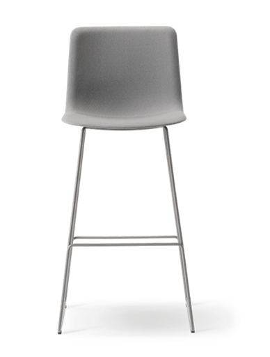 Pato Sledge Barstool Fully upholstered - Model 4302