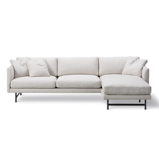 Calmo 3 seater Chaise 80 Metal base - Model 5625