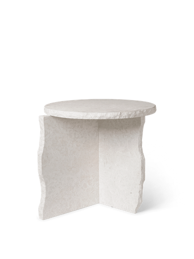Mineral Sculptural Table / Bianco Curia marble