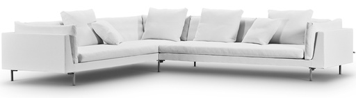 Float High Corner Sofa 348 x 248 / Fabric Soft 14