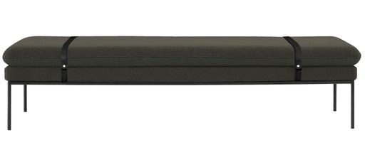 Turn Daybed / Black base / Black straps / Fabric Hot Madison 234