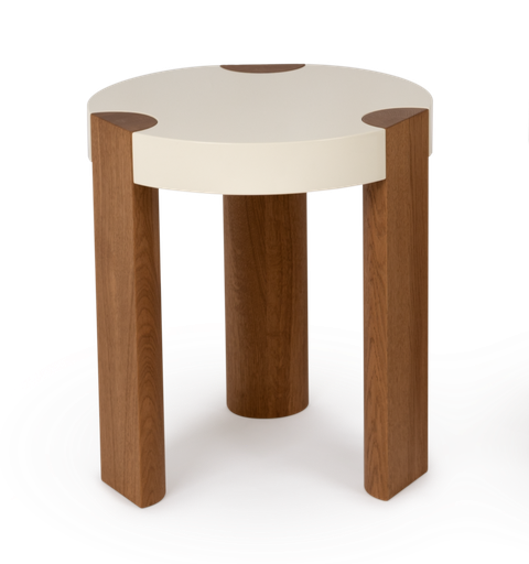 FER Side Table / Oak / White