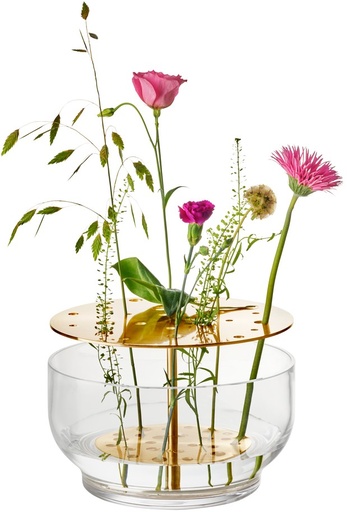 Ikebana Vase Large / Brass