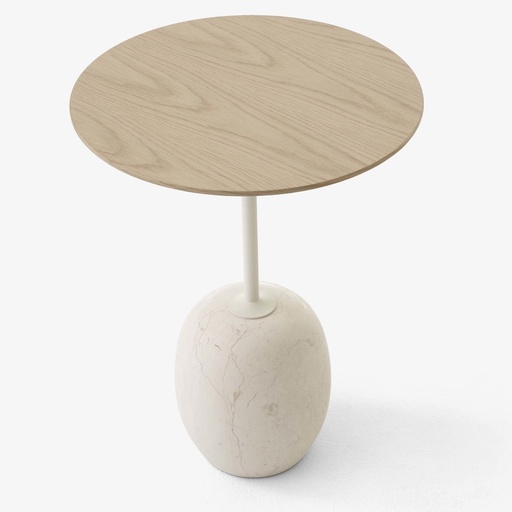 LN8 Lacquered Oak / Crema Diva Marble