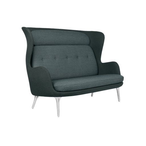 JH110 - Ro Sofa 2-seater Brushed aluminium legs