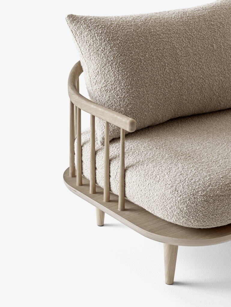 SC1 - Fly Lounge Chair / Oak white oil / Karakorum 003