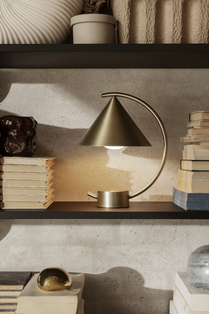 Meridian Portable Table Lamp / Brass