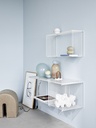 Panton Wire Top Single D38 / White marble