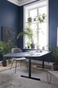 HiLow Wewerka B Desk / Black / Linoleum Anthracite