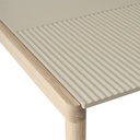 Couple Coffee Table 84x80 / Dark Oak / Taupe