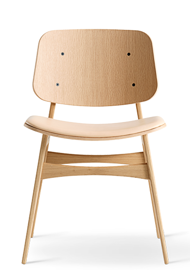 Soeborg Chair Wood Seat upholstered - Model 3051