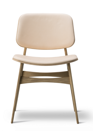 Soeborg Chair Wood Seat and back upholstered - Model 3052