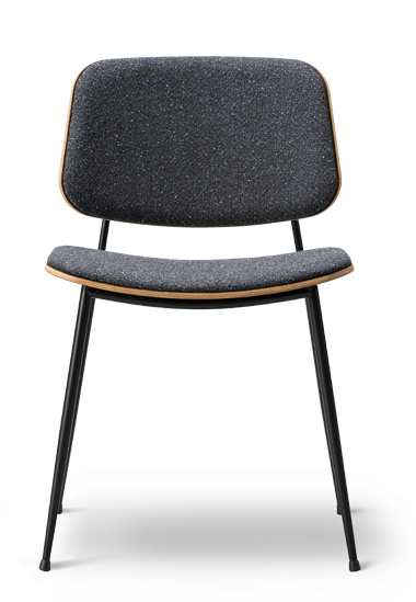 Soeborg Chair Steel Seat and back upholstered - Model 3062