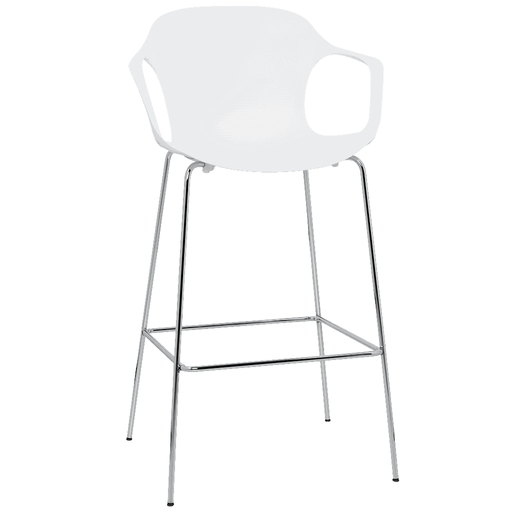 KS69 - Nap Barstool / Chrome / Pepper grey