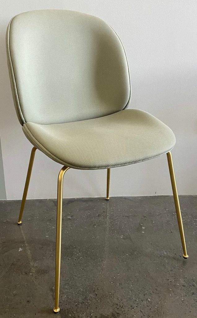 Beetle Dining Chair - Fully upholstered - Brass - Backhausen Solo M8797A01 9