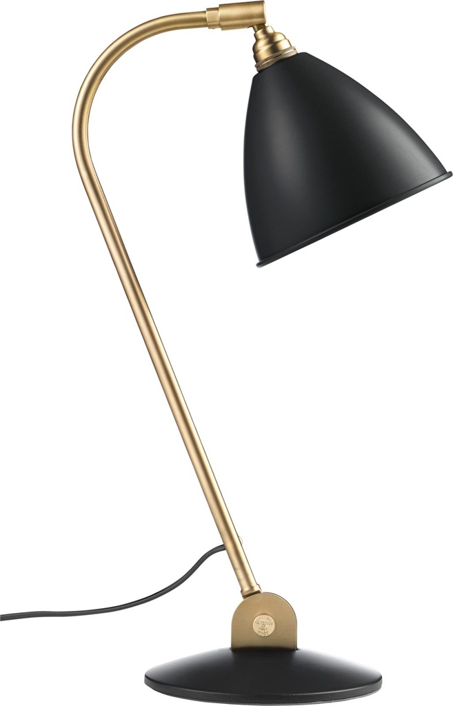 BL2 Table Lamp - Brass - Soft black semi matt
