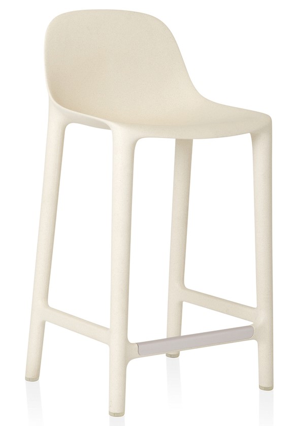 Broom Counter Stool / White