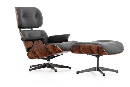 Eames Lounge Chair & Ottoman - Santos Palisander
