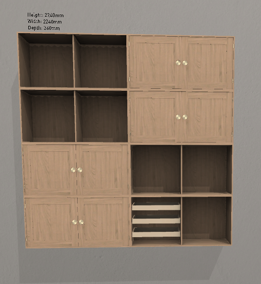 FK63 Bookcase System / Oak oil
