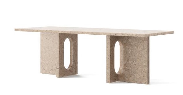Androgyne Lounge Table / Kunis Breccia Sand Stone