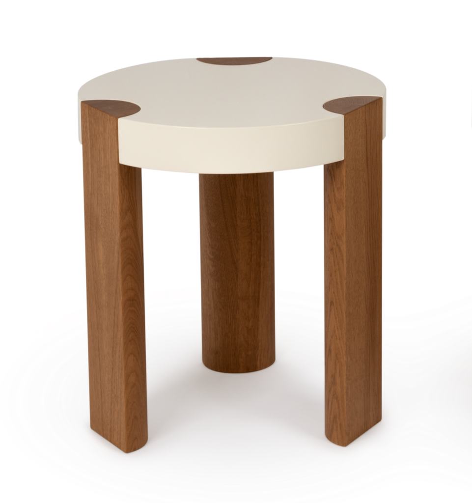 FER Side Table / Oak / White