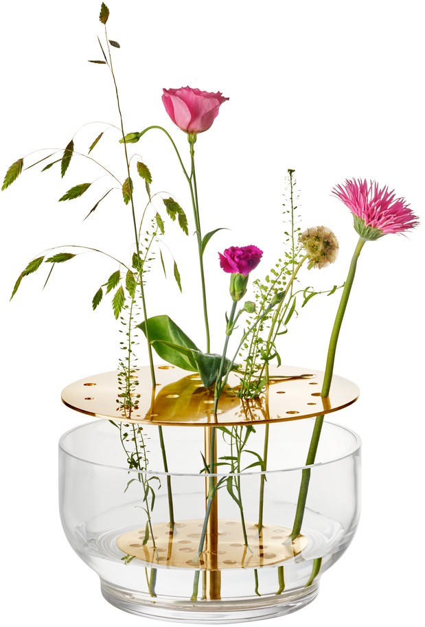 Ikebana Vase Large / Brass