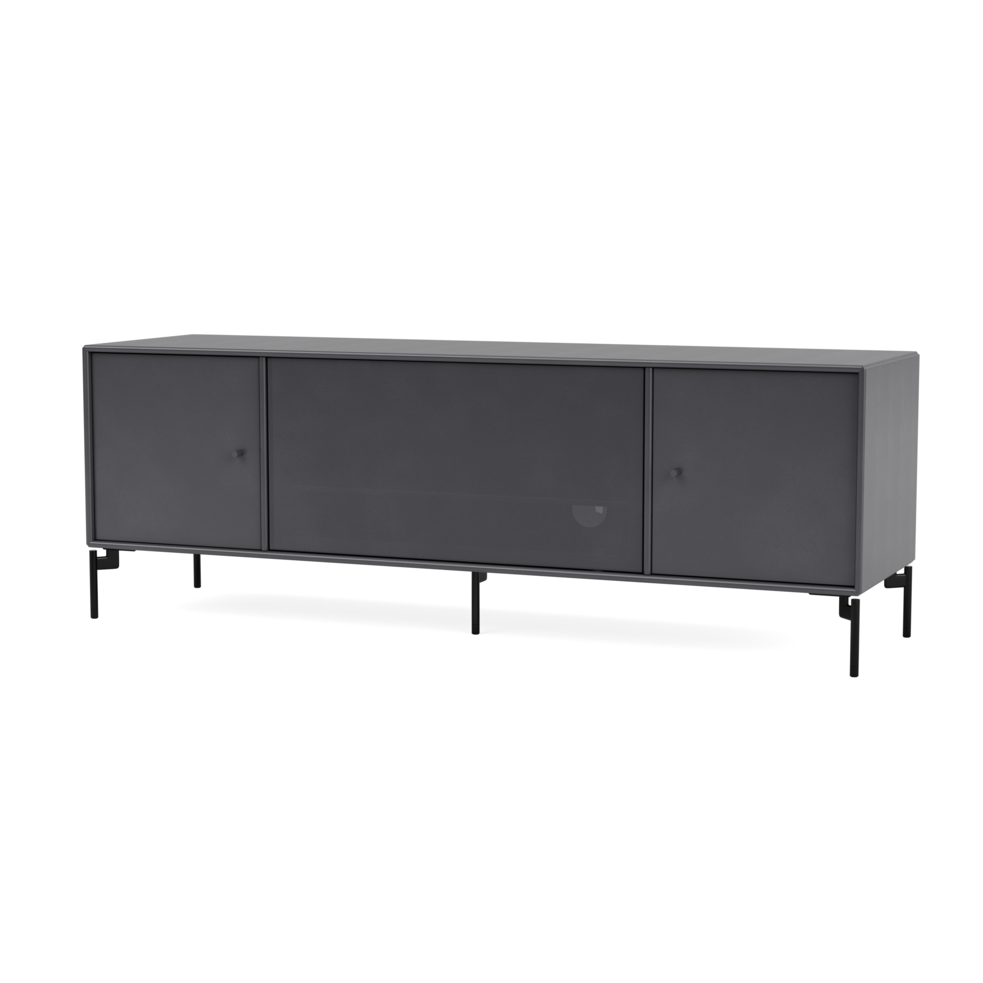 Octave III TV & Sound unit / Legs / Coal-Black