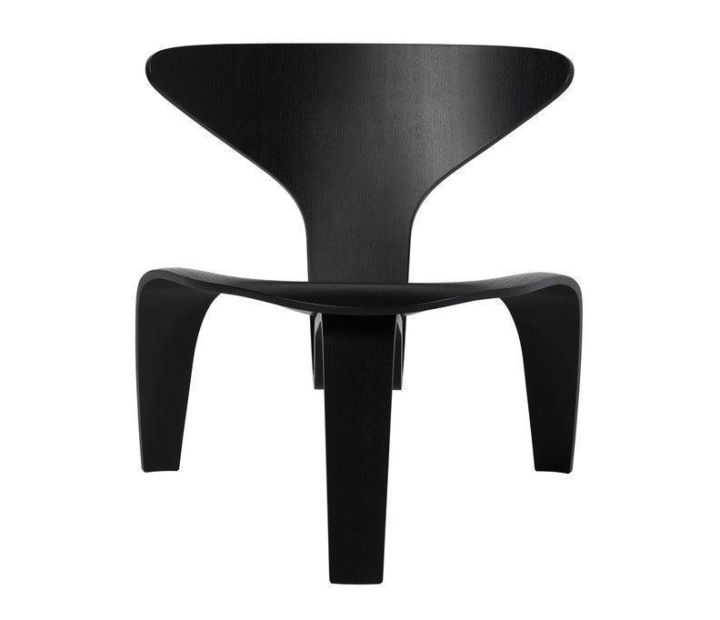 PK0 A - Lounge Chair / Coloured ash Black