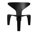 PK0 A - Lounge Chair / Coloured ash Black