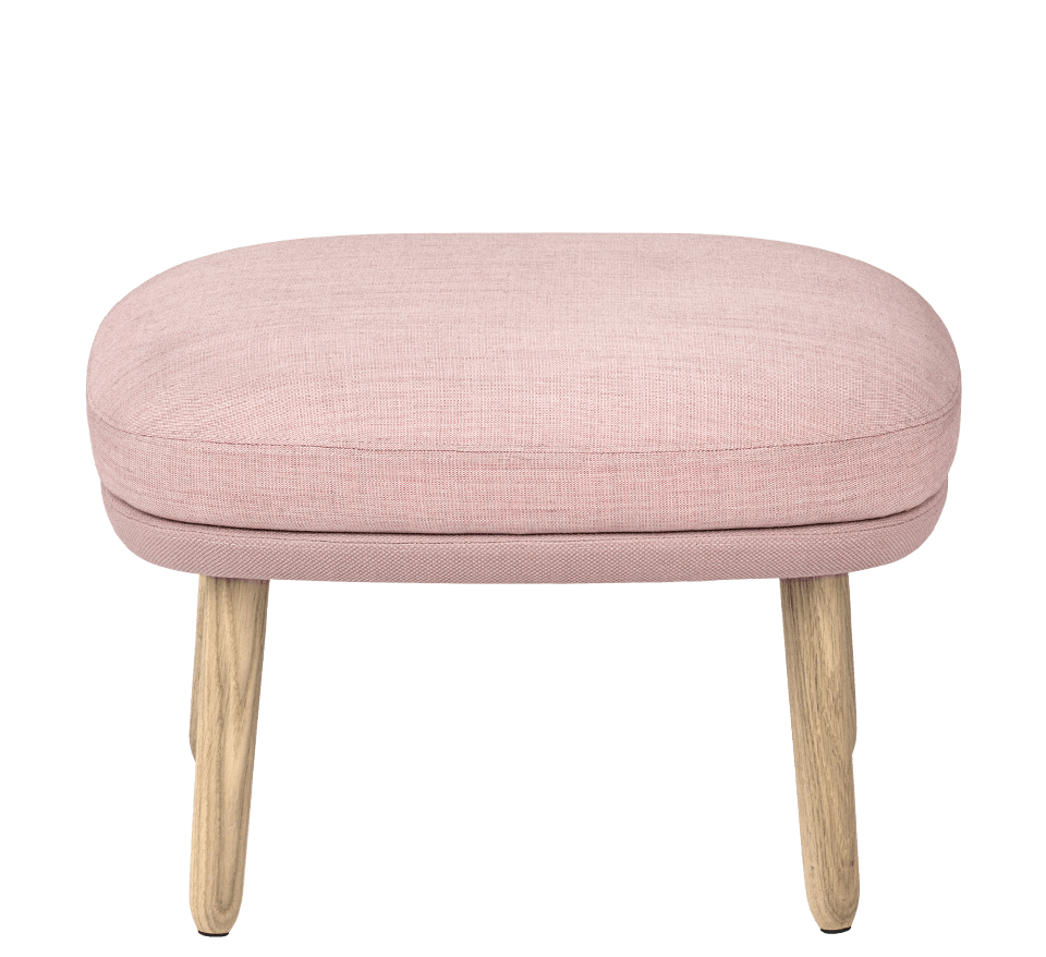 JH12 - Ro Footstool Wooden legs