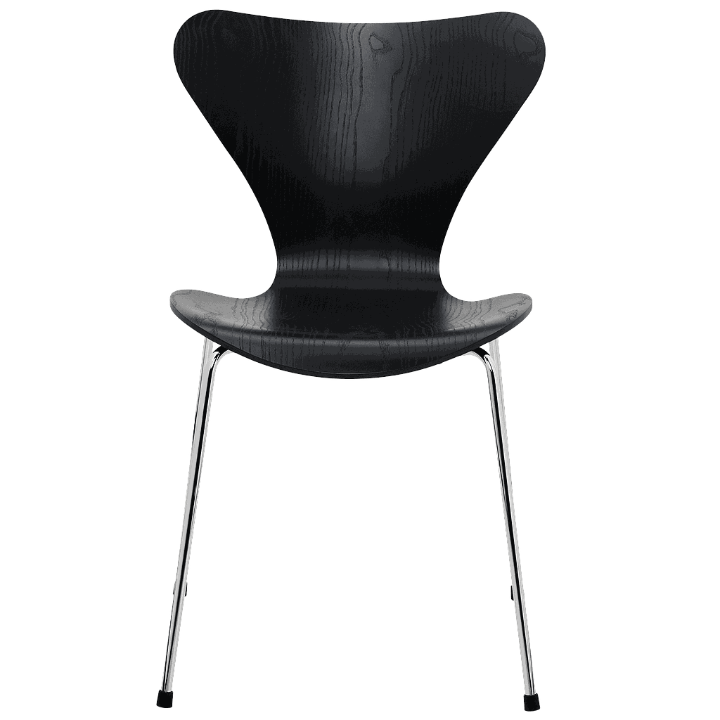 3107 - Series 7 Chair Front upholstered-Coloured ash