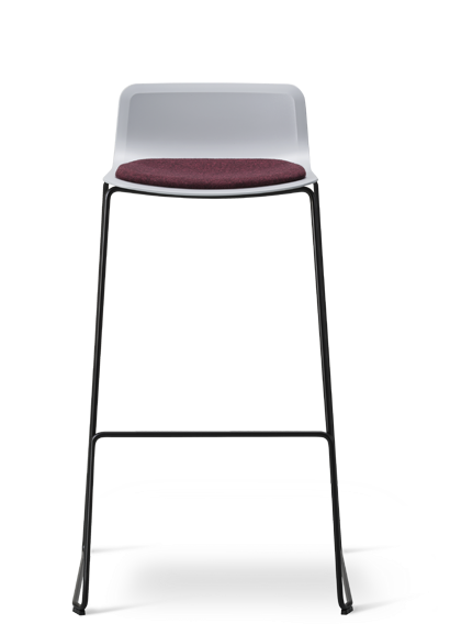 Pato Stool Sledge Seat upholstered - Model 4311
