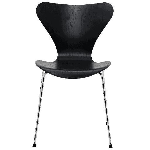 3107 - Series 7 Chair Front upholstered-Coloured ash