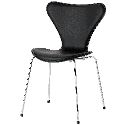 3107 - Series 7 Chair Front upholstered-Natural veneer