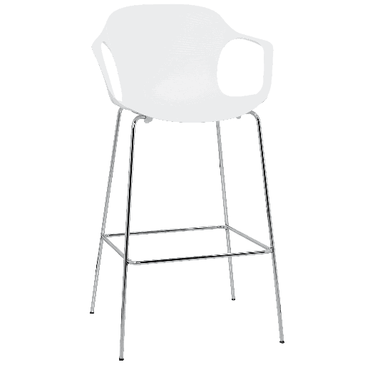 KS69 - Nap Barstool / Chrome / Pepper grey