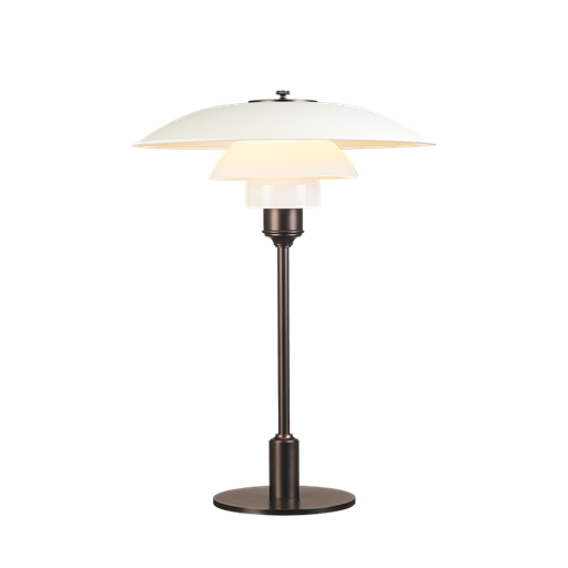 PH 3½-2½ Table / Silk matt bown brass / White