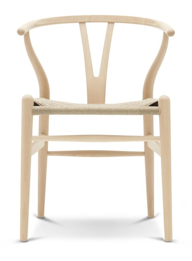CH24 - Wishbone Chair / Beech soap / Natural paper cord